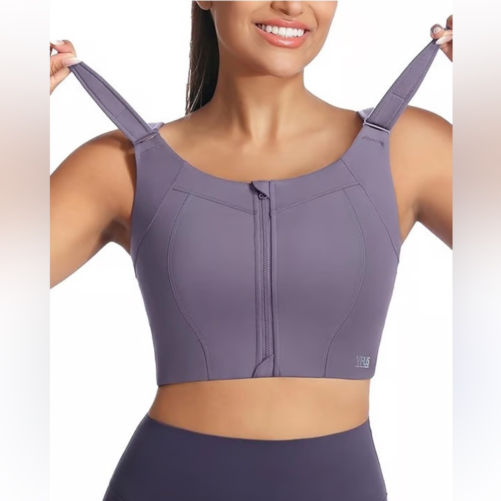 VFUS Women's Elegant Purple Crop Top size L